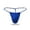 Blue, variant on Men's Micro Thongs Sexy String Waist Soft Underwear Comfy Bikini Briefs Tanga G-String T-Back Thong Panties Underpants for Men