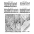 thumbnail image 2 of Curtain Valance for Windows Birch Tree Grey Gradient Kitchen Valances Rod Pocket Short Curtains,Vintage Oil Painting Art Window Treatment Panel for Living Room Bathroom Bedroom 42x12in, 2 of 8