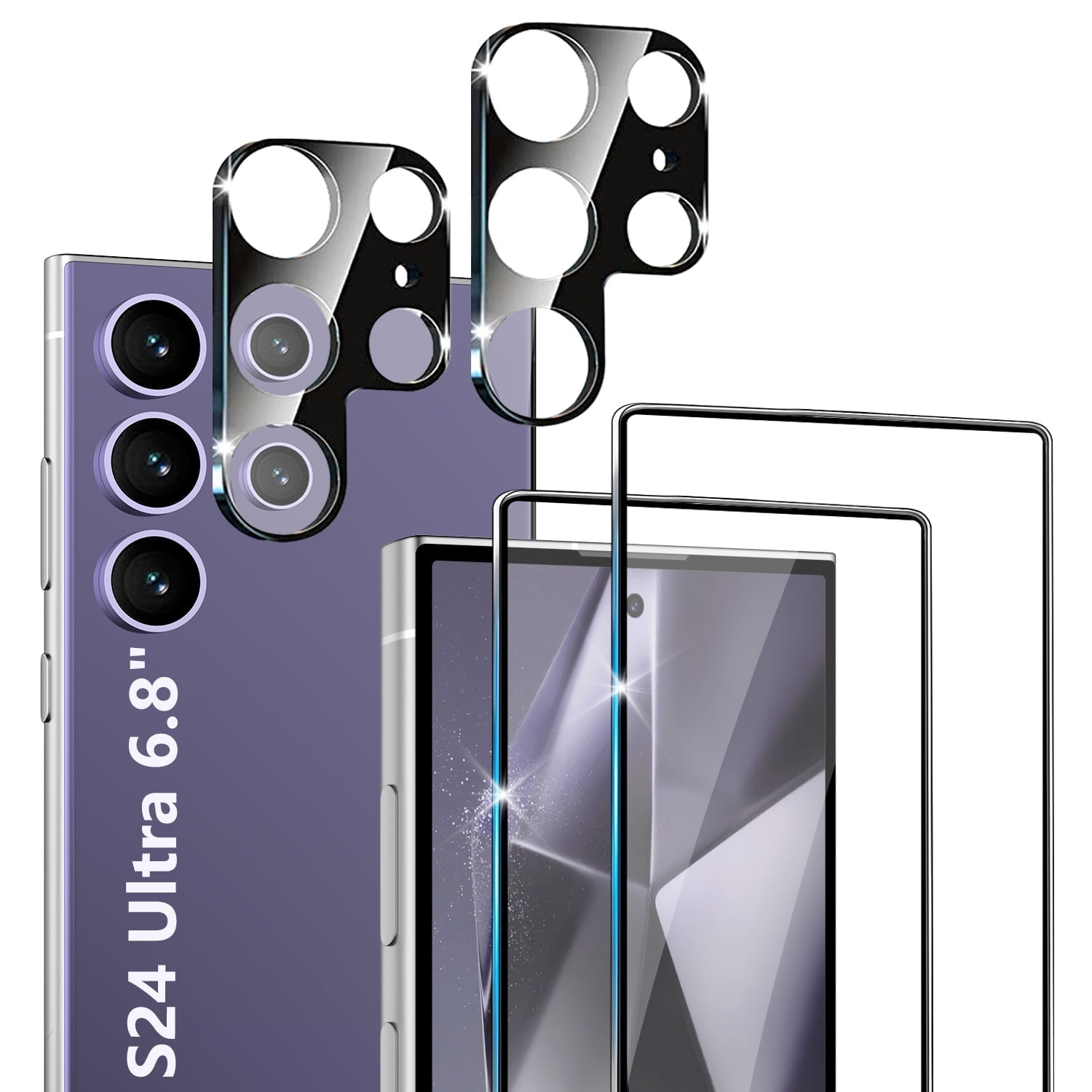 KyFree 2-Pack Samsung Galaxy S24 Ultra Tempered Glass Screen Protectors photo 1