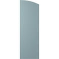 thumbnail image 6 of Ekena Millwork 17 1/2"W x 67"H Americraft Five Board (2 Batten) Exterior Real Wood Joined Board-n-Batten Shutters w/ Elliptical Top (Per Pair), Peaceful Blue, 6 of 10