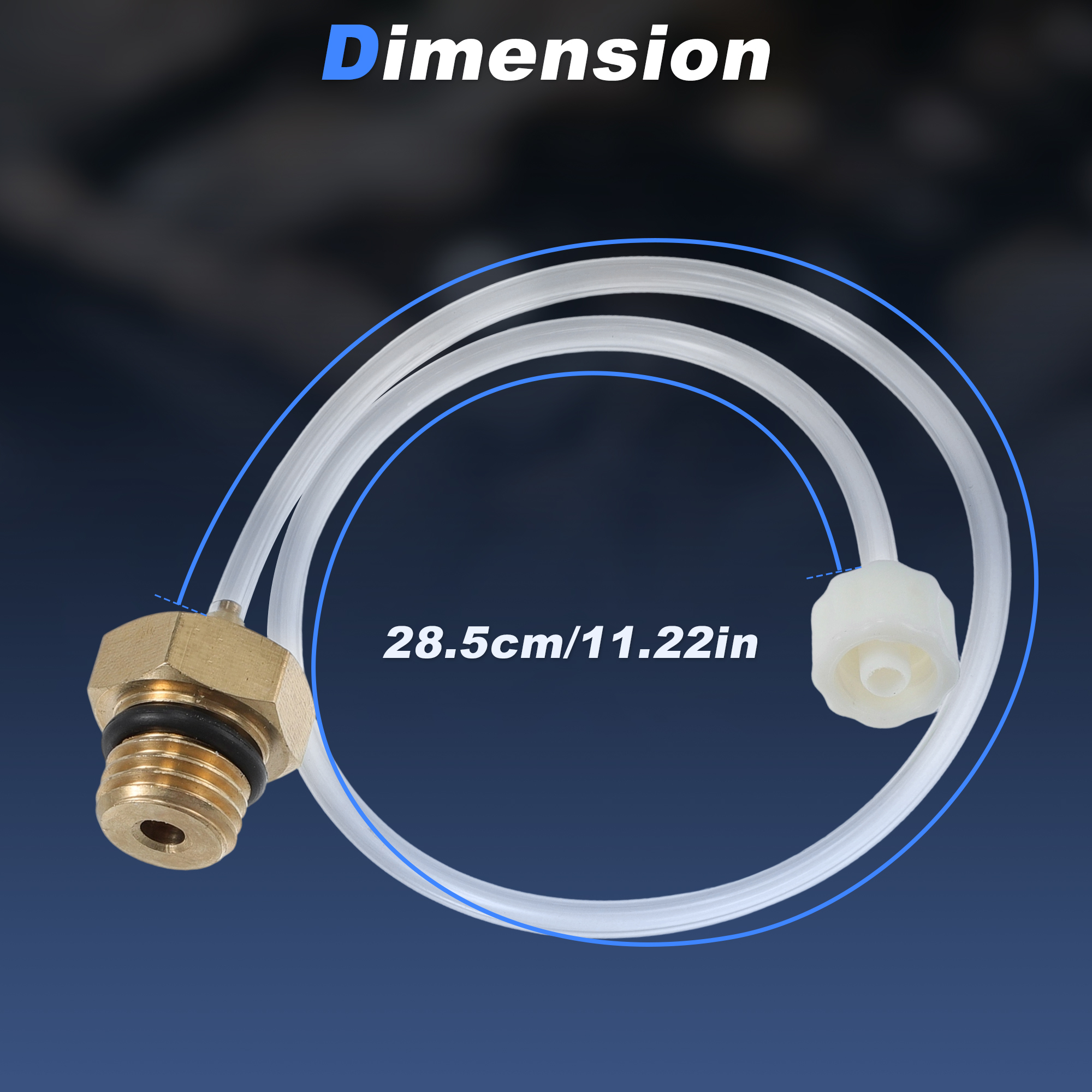 Unique Bargains 16106 Refrigerant Identifier Hose for Robinair 16900 R-1234YF AC