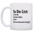 thumbnail image 2 of ThisWear Dog Dad To Do List Mug Funny Be Awesome List Dog Dad 11 ounce Coffee Mug, 2 of 4