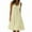 Beige, variant on Sundresses for Women, Womens Summer Round Neck Print Sleeveless Beach Dress Purple 2XL