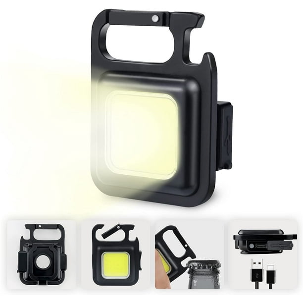 Mini luces LED de inspección de trabajo, luz de trabajo portátil recargable, llavero pequeño, linternas impermeables para reparación de Camping, iluminación de emergencia JAMW Sencillez
