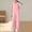 Pink, variant on Delliss Girls Wide Leg Overalls Kids Cute Casual Ruffle Sleeve Crew Neck Loose Jumpsuit With Pockets 5-15 Years