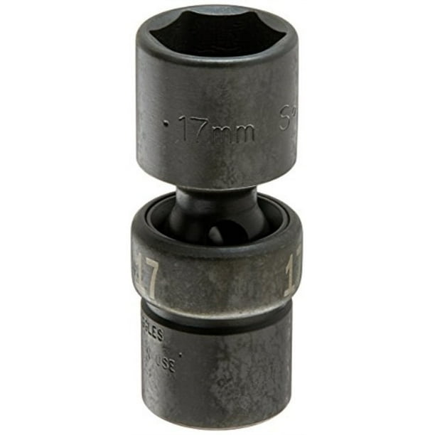SKT33367 3/8" Drive 6 Point Swivel Metric Impact Socket 17mm Walmart