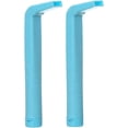 thumbnail image 1 of Pailles Flexibles, Pailles Réutilisables pour Arrêter de Burting (2 Pcs Bleu Clair), 1 of 5