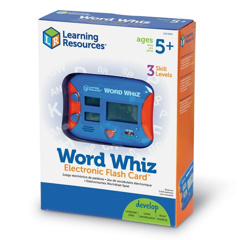 66‐⑩DWE Fun With Words/Fun and Games Learning Resources Word Whiz Electronic Flash Card Reading
