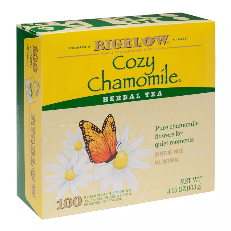 Bigelow Cozy Chamomile Tea 100 Tea Bags!