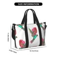 thumbnail image 2 of Travel Duffle Bag Painted Flying Parrot Pink Travel Tote Bags Carry on Luggage Waterproof Weekender Bags with Top Handle Adjustable Shoulde Strap for Travel Gym, 2 of 5