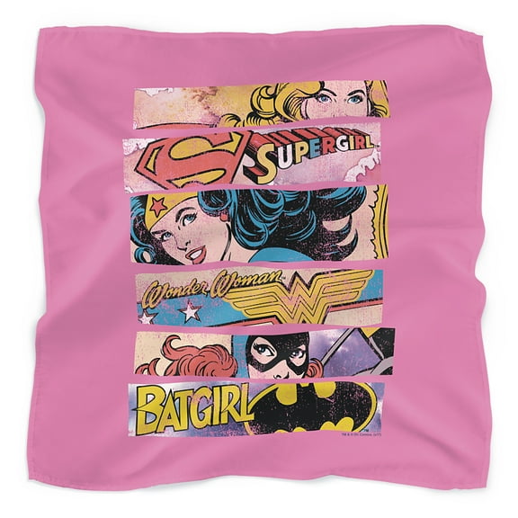 Justice League Three of a Kind Bandana (21 in x 21 in)