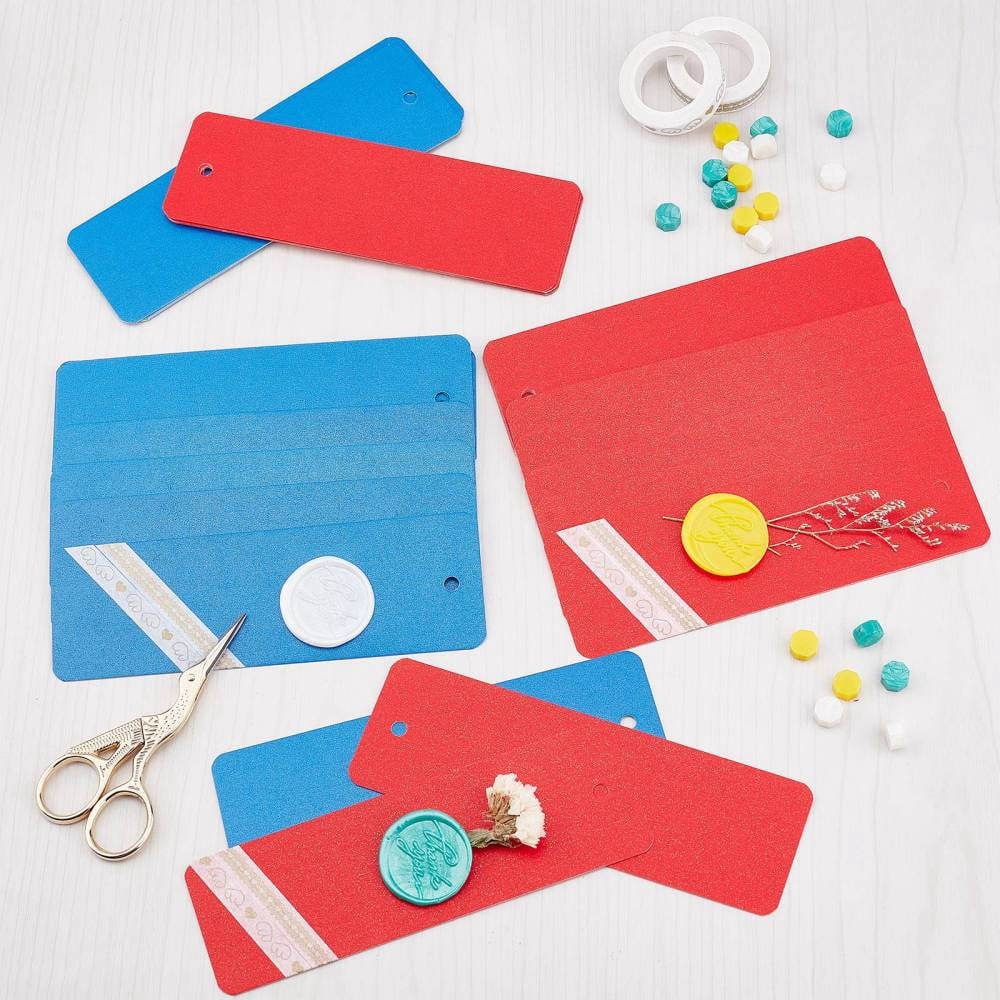 DIY Scrapbook Making Kits Including Iron Wax Furnace Brass Spoon Sealing Wax Particles Blank Kraft Paper Card Stainless Steel Scissors Candle