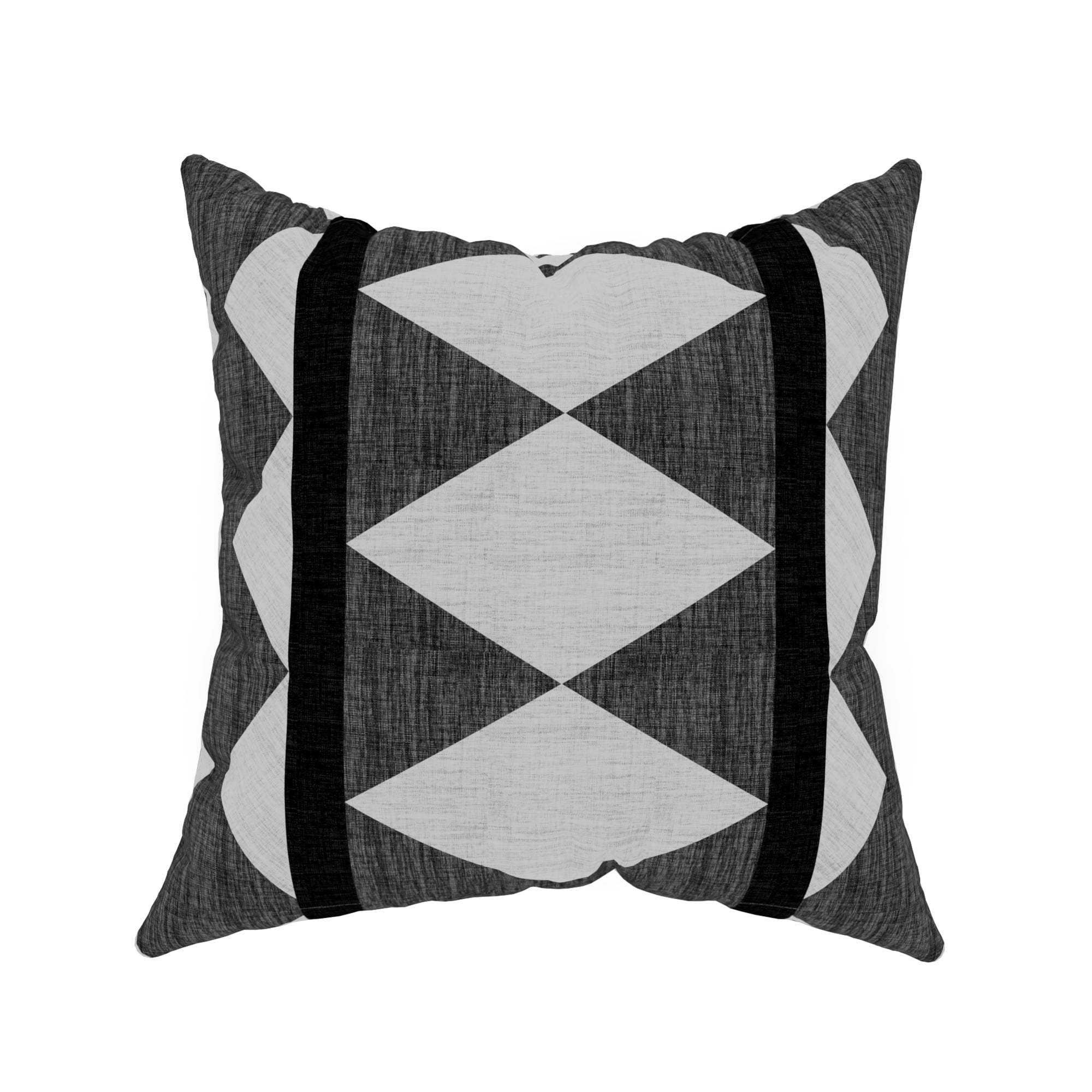 Beige Circles Decorative Black Pillows 16x16 18x18 Black Throw Pillow Geometric cushion Black Geometric Pillow Square Throw Pillow Dark