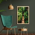 thumbnail image 2 of Peace Garden Wall Art with Frame, Garden with Tropical Plants and Wooden Path Tranquility Harmony Theme, Printed Fabric Poster for Bathroom Living Room, 23" x 35", Green Pale Brown, by Ambesonne, 2 of 2