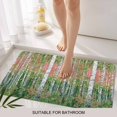 thumbnail image 3 of Green Pink Botanical Door Mat&nbsp;Indoor Outdoor Entrance, Non Slip Rug for Kitchen Bathroom Entryway Rug, Contemporary Abstract Art Washable Doormat Floor Mat for Office Home Decor 20x31.5 Inch, 3 of 8