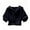 Black, variant on Womens Short Sleeve Cropped Tops Dressy Casual Solid Button Down Blouse Collared Shirt Crop Graphic Tee M-3XL