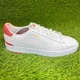 thumbnail image 1 of PU & MA Serve Pro Mens Size 12 White Red Athletic Casual Leather Shoes Sneakers, 1 of 6