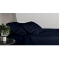 thumbnail image 3 of King - 78" x 80" Size Microfiber Bed Sheets Luxury 1800 Thread Count Brushed Microfiber Sheet Set Super Soft & Silky Feel 40 Inch Deep Pocket - King, Navy Blue, 3 of 6
