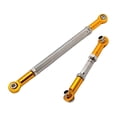 thumbnail image 2 of Varilla de tracción del enlace del servo de dirección 1/12 de metal reemplaza los accesorios del modelo RC ajustables dorado, 2 of 9