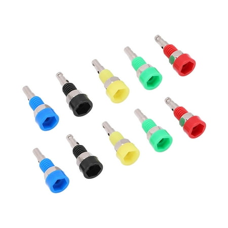 

Binding Post Reliable Banana Female Socket Various Colors 10pcs High Accuracy For Electronic Instrument