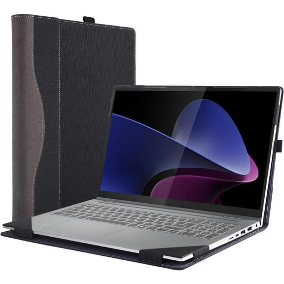 Laptop Case Cover for Lenovo 16" IdeaPad 5i 2-in-1 Gen 9 for IdeaPad 5 2-in-1 16IRU9 16AHP9 [Not fit Other Models] Detachable Notebook Sleeve Computer Bag PU with Heat Dissipation Hole