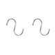 thumbnail image 3 of Bearachild 5 Pisces Iron S Shaped Hook Holder Duty Mops Heavy Clothes Closet Cloth Wardrobe Pan Storage Hanger Organizing Portable 1 PC 2piezas, 3 of 6