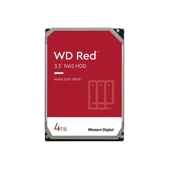 WD Red WD40EFAX - Hard drive - 4 TB - internal - 3.5" - SATA 6Gb/s - 5400 rpm - buffer: 256 MB