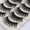 Black, variant on Thick Extra Long Blue Colorful Fiber Hard Stem False Eyelashes Dramatic Fluffy Stage Party Eye Lashes