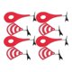 thumbnail image 5 of 8pcs Creative Hair Clips, Non Woven Barrettes for Comfortable Styling, Ideal for Parties & Everyday Wear, 5 of 5