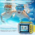 thumbnail image 2 of Cámara impermeable GKTZ Kids 20MP 1080p con tarjeta SD de 32GB rosa, 2 of 6