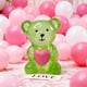 thumbnail image 5 of Bonita mini figura de oso de corazón para el día, resina transparente, decoración para oficina, estudio y exhibición., 5 of 6