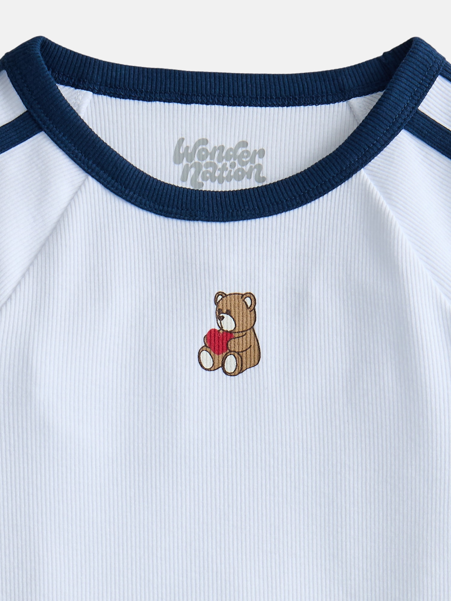 Wonder Nation Girls Sporty Graphic Top with Short Sleeves, Sizes 4-18 & Plus