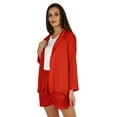 thumbnail image 4 of Inkmeso Elegant Shrug& Shorts Set For Womens 3 Piece Outfits Loungewear Summer Sets, 4 of 7