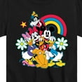 thumbnail image 3 of Disney - Character Group Rainbow Flower - Youth Short Sleeve Graphic T-Shirt, 3 of 5