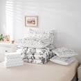 thumbnail image 6 of meiyoeat Minimal Fish Sketch 7 Pieces Full Size Bedding Sets For Kids,Wild Pike Full Size Bed in a Bag For Boys,Reversible, 6 of 7