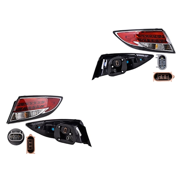 Par de Calaveras 2009 A 2013 DEPO Exterior Ambos lados Con leds