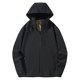 thumbnail image 1 of Fiudx Sudadera Capuchino para Hombre, Elegante Blusa de Manga Larga, Informal, con Bolsillo, para Uso Diario, Estilo Moderno, Se Recomienda Lavar a Mano, Poliéster., 1 of 6