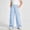 Blue, variant on Girls Cargo Pants, Lightweight Elastic Waist Straight Leg Kids Casual Trendy Hiking Outdoor Pants Black Size 16