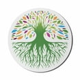 thumbnail image 1 of Tree of Life Mouse Pad for Computers, Colorful Round Abstract Tree Life and Soul Eco Nature Design Image, Round Non-Slip Thick Rubber Modern Gaming Mousepad, 8" Round, Multicolor, by Ambesonne, 1 of 2