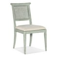 thumbnail image 3 of Bowery Hill Contemporary Fabric Upholstered Side Chair in Haint Blue, 3 of 6
