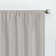thumbnail image 2 of Eclipse Kids Macklin Solid Thermaback Blackout Rod Pocket Window Curtain Panel 42 x 84, 1 Panel, Grey, 2 of 6