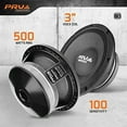 thumbnail image 2 of PRV Audio 10MR1000X 10" Professional Midrange Driver 8 Ohm Cast Aluminum Basket, 2 of 7