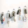 thumbnail image 3 of 80 Pieces Double Headed Picture Hangers Nails Small Head Thumb Tacks Wall Hanging Picture Photo Hanging Hook Pins (Silver), 3 of 4