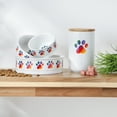 thumbnail image 3 of Bone Dry Ceramic Pet Bowls Non-Slip, Dishwasher Safe, Large, 7.5x2.4", Rainbow, 2 Count, 3 of 5