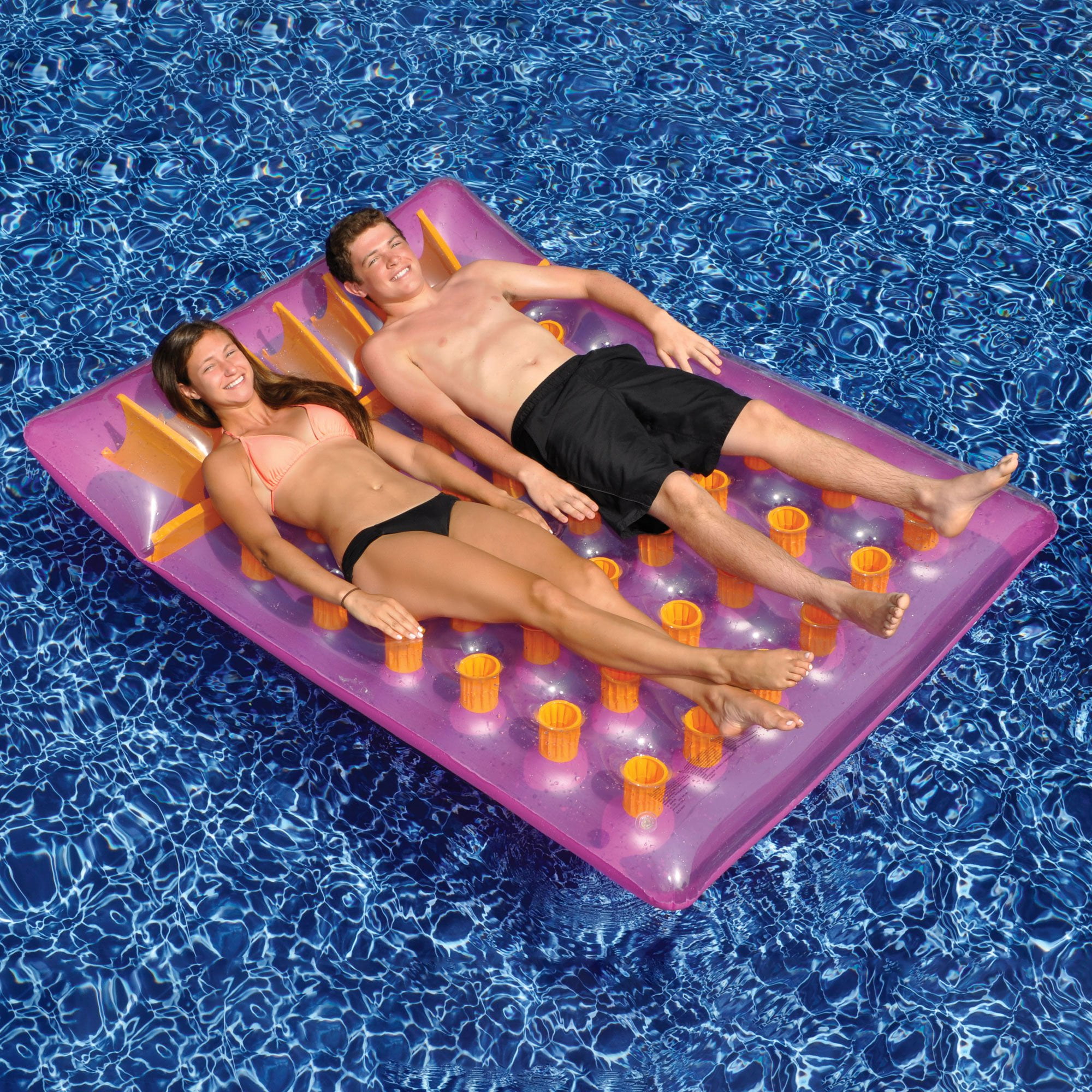 Swimline 2 People Inflatable Swimming Pool Floating ...