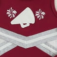 thumbnail image 6 of mgoYE Toddler Baby Girl Cheerleader Outfit Baby Girl Clothes 3 Months Shirt Tops Skirt Set Cheer Uniform Outfit Halloween Cheerleading Clothes| 12-18 Months, 6 of 7