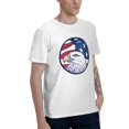 thumbnail image 2 of Independence-Day Men's T-Shirt Cotton 100% Summer Tops Fashion Casual American Flag Short Sleeves for Men Women Round Collar Top Tees, 2 of 6