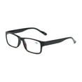 thumbnail image 4 of 4 Pairs Mens Unisex Blue Light Blocking Reading Glasses Black Spring Hinge Readers +1.00, 4 of 6