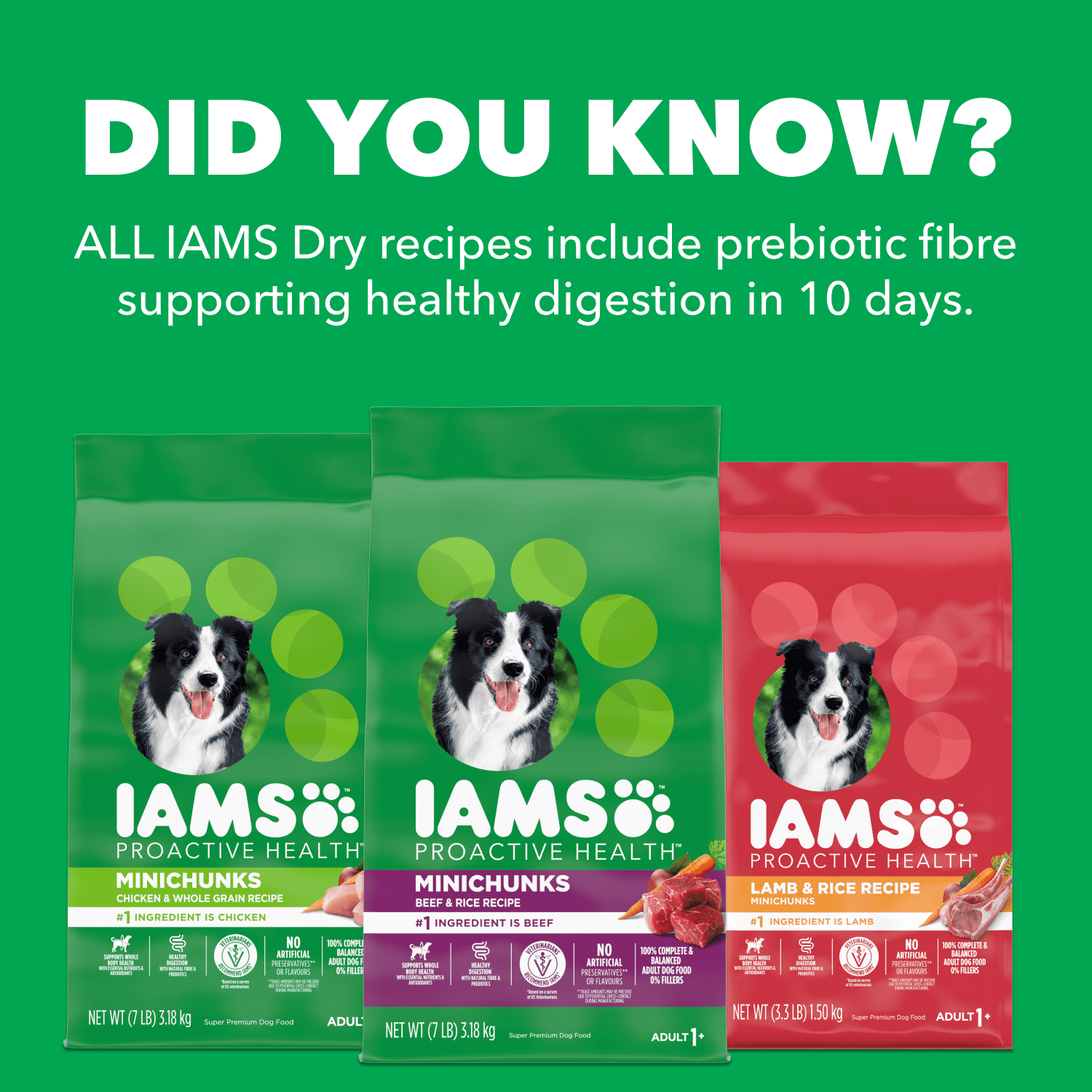 Iams Adult Healthy Weight Control Dry Dog Food with Real Chicken 13.2kg
