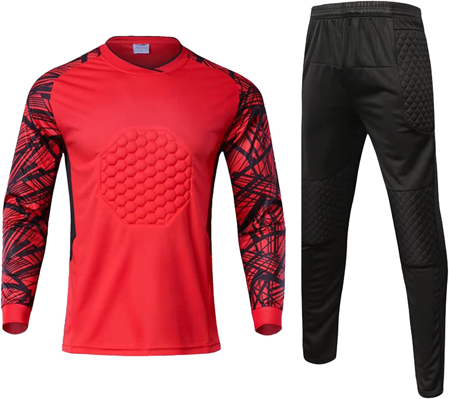 CebDs Youth Boys Football Goalkeeper Jersey Tracksuit Padded Goalie